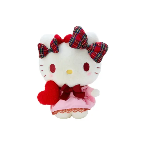Sanrio Hello Kitty Heart Bowknot Collection Dolls Plush Doll 21.5cm Height