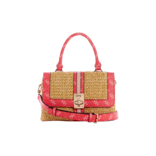 GUESS Handbags Pink Multicolor Natural