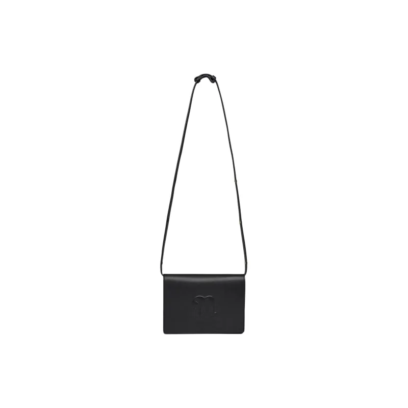 NANUSHKA Polyurethane And Polyester Blend Portable Crossbody Bag Shoulder Bag Large Size Women's Black-3