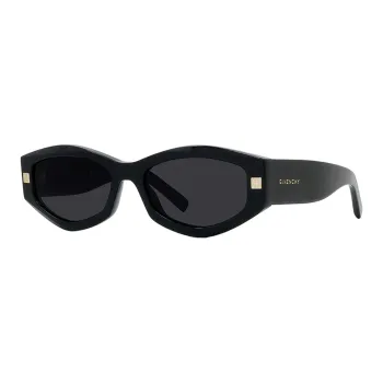 Givenchy Acetate Irregular Shape Sunglasses Men's Black