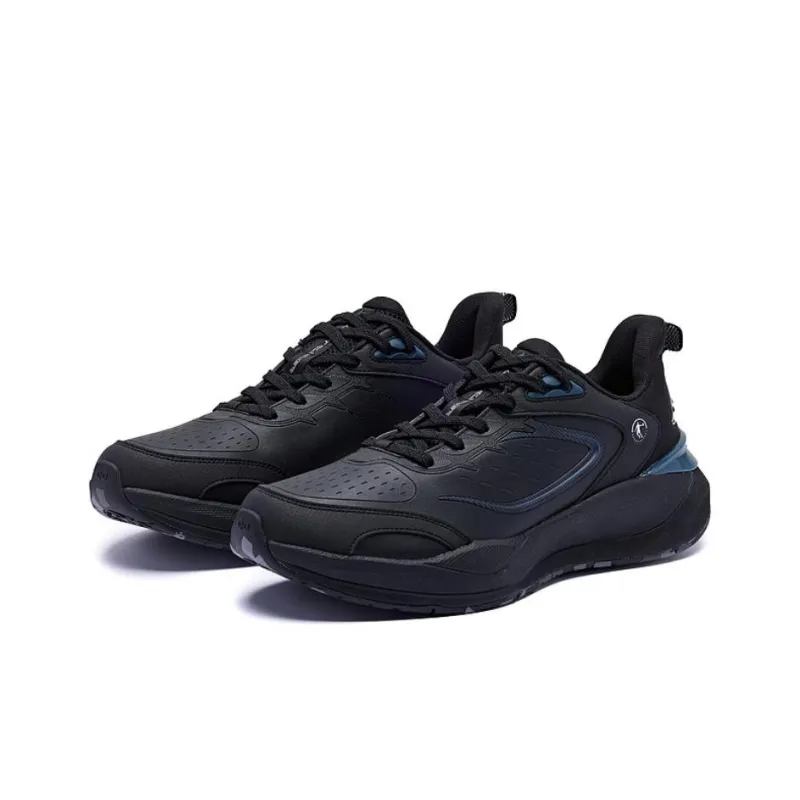 QIAODAN Cushioning Wear-Resistant Low-Top Running Shoes Men's Stellar Blue-2