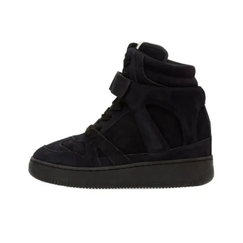 ISABEL MARANT Skateboard Shoes Women's High-Top Black