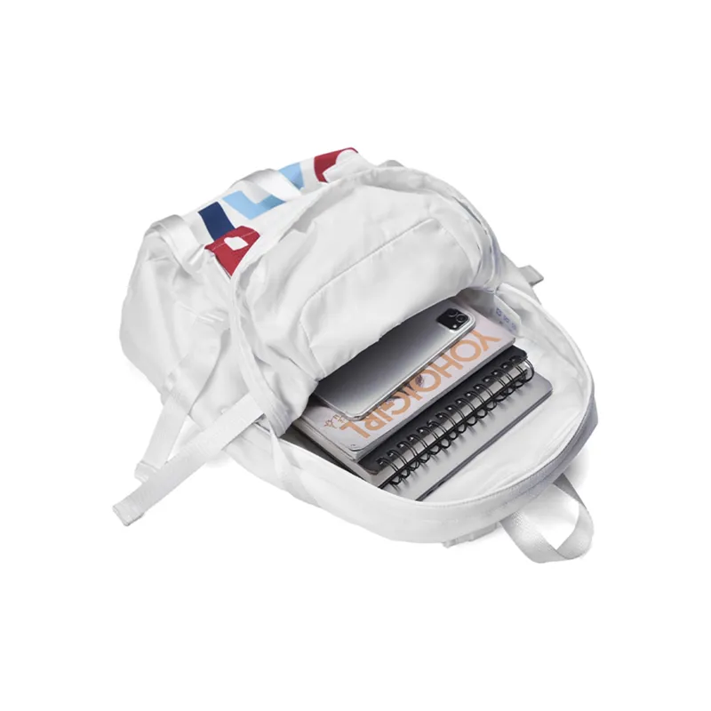 FINITE LOOP 8Atheist Collaboration Recycled Polyester Backpack Regular Unisex White-3
