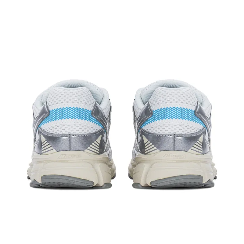 Mizuno Speed 2K Cushioned Wear Resistant Breathable Low Top Casual Running Shoes Unisex White Silver Blue-4
