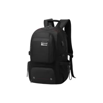 MingLu Oxford Backpack Luggage Backpack Regular Unisex Black