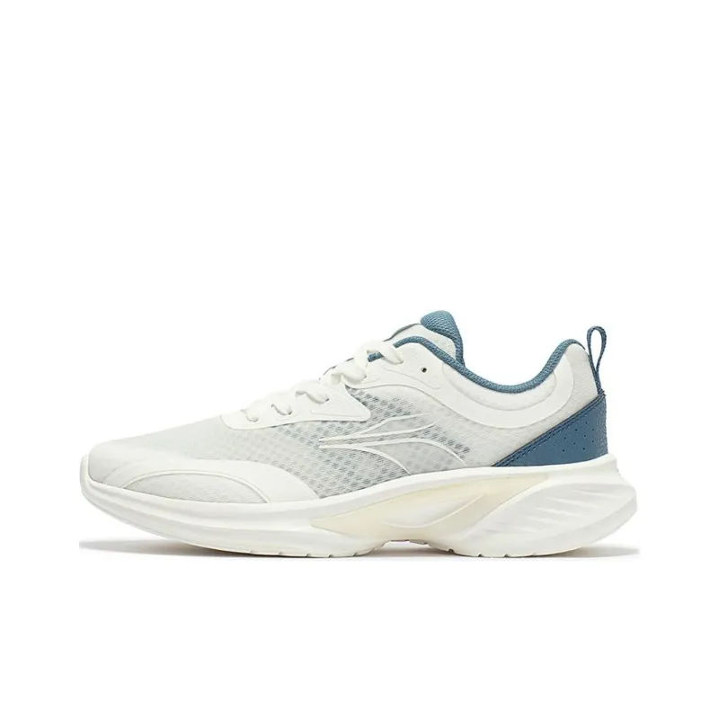 361° Cushioning, Wear Resistant Low Top Running Shoes Men's White Blue-0