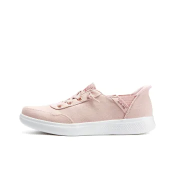 Skechers Hands Free Slip Ins Anti Slip And Wear Resistant Coverage Low Top Canvas Shoes Women's Pink