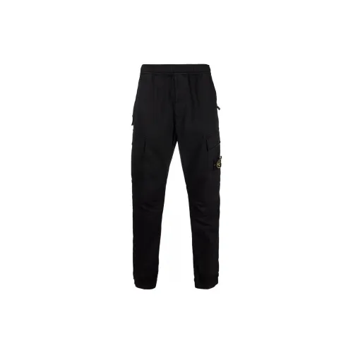 STONE ISLAND Knitted Sweatpants Men Black