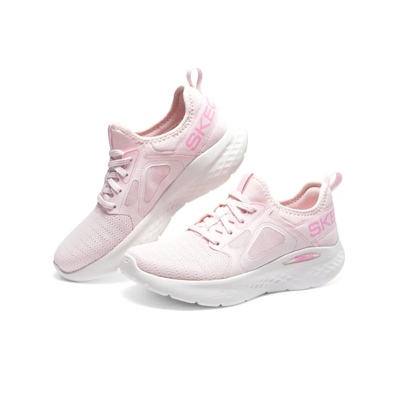 Skechers Go Run Lite Shock Absorbers Low Top Casual Running Shoes Women's Pink-3