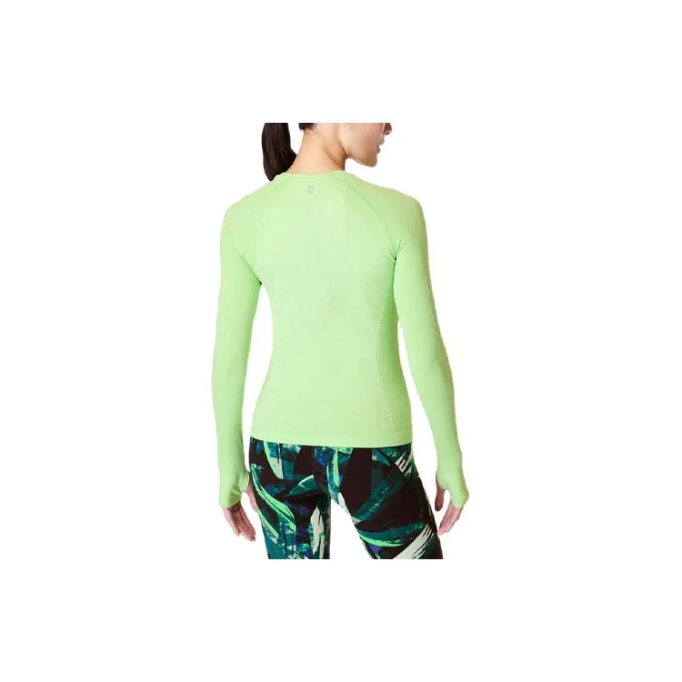 Sweaty Betty Seamless T-Shirt Women's Zest Green Clay Stone-1