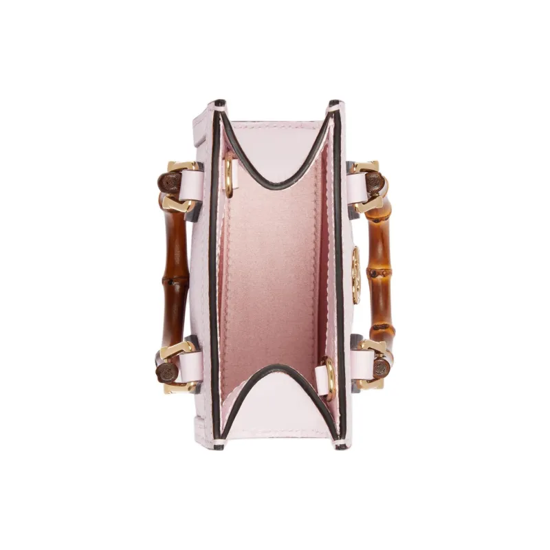 GUCCI Diana Leather Shoulder Bag, Crossbody Bag, Handbag Extra Mini Women's Light Pink-5