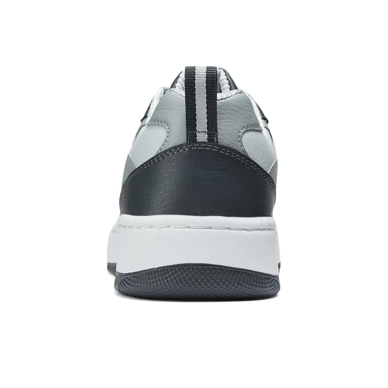 Skechers Low Top Skateboard Shoes Men's Gray-4