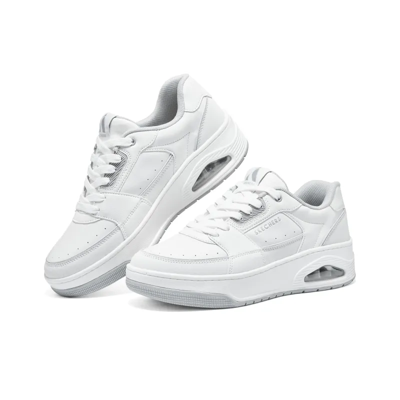 Skechers Anti Slip Wear Resistant Low Top Skateboard Shoes Men's White-2