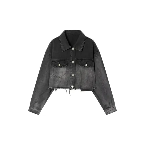 DIALOGUE Denim Jackets Women's Black