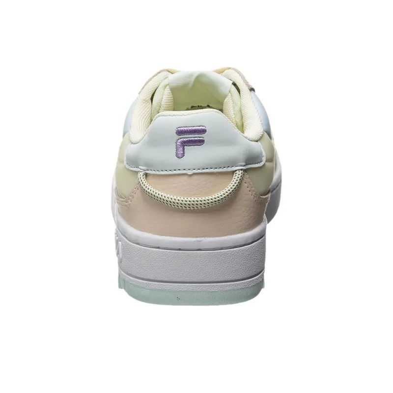 FILA Fx Ventuno Slip Resistant Cushioning Low Top Skateboard Shoes Women's Yellow Purple-2