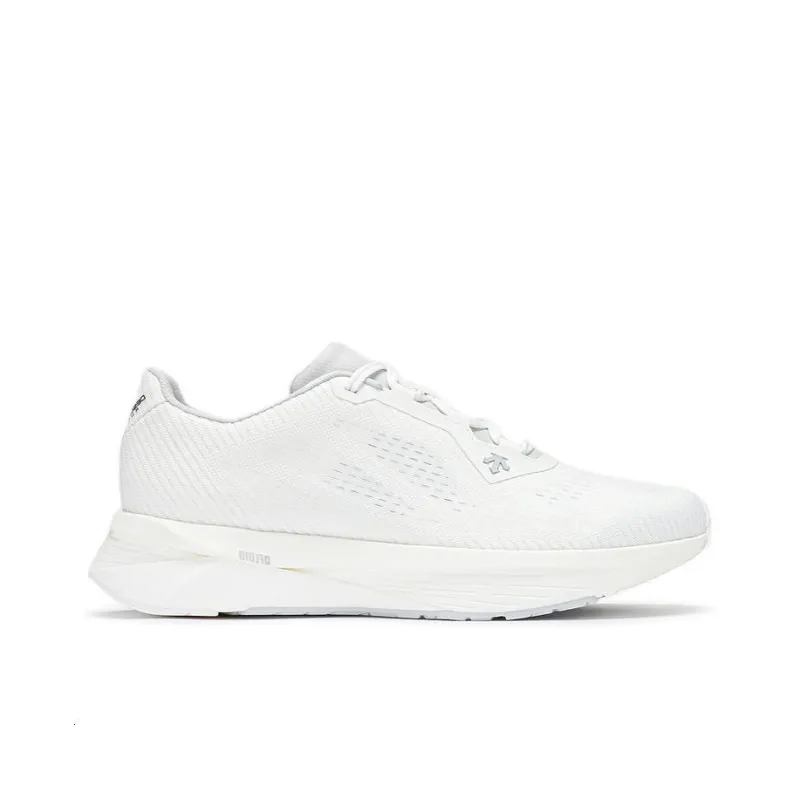 DESCENTE ENERZITE FLUID Cushioning Low Top Casual Running Shoes Men's White-1