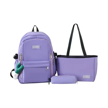 NIGEER Nylon Backpack Regular Women's Blue/Purple/Pink/Black