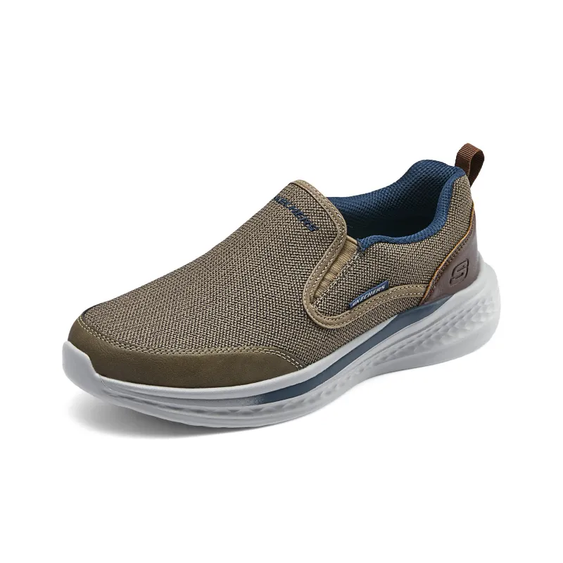 Skechers Coverage Low Top Casual Shoes Men's Taupe-2