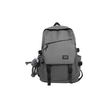 Deli Bear Nylon Backpack Regular Unisex Black/White/Blue/Red/Gray