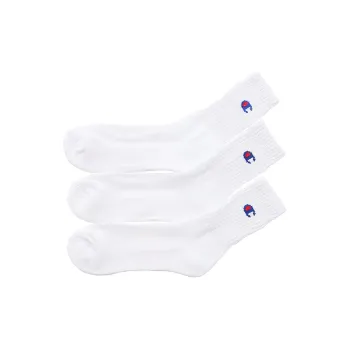 Champion Mid Calf Socks Japan Version Unisex 3 Pack
