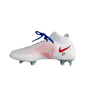 Nike Phantom GT FG Rubber Long Studs Cushioning Wear Resistant Soccer Shoes Men's White