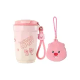 Pink Rope Coffee Cup+Adorable Face Storage Bag (1 Piece Random)