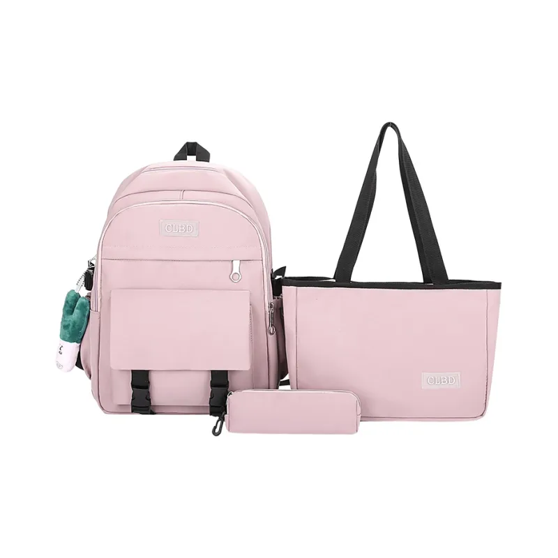 NIGEER Nylon Backpacks Women's Blue/Purple/Pink/Black-7