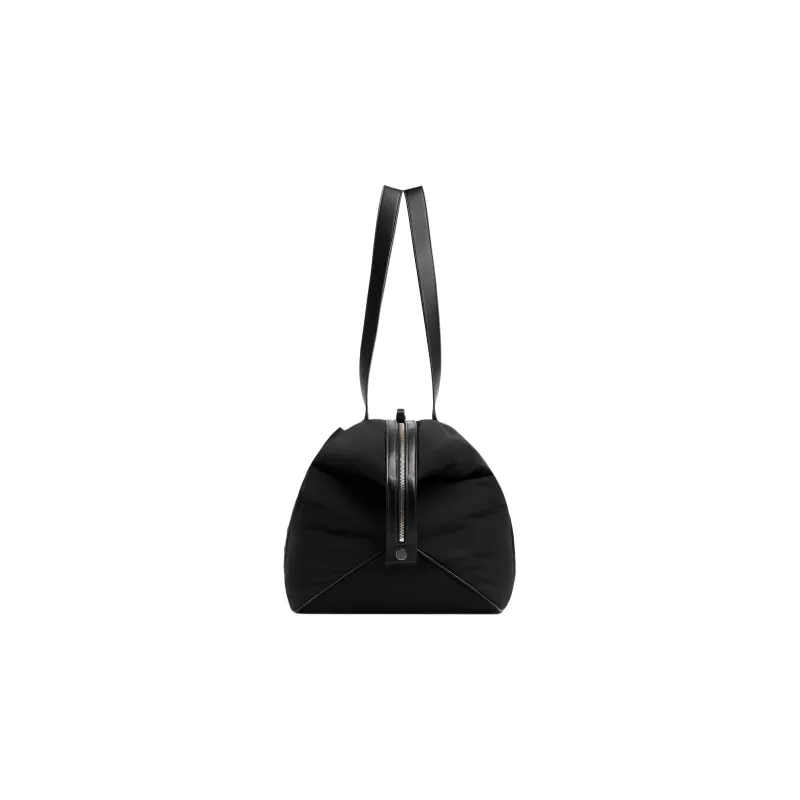Bottega Veneta Intrecciato Calfskin One Shoulder Handbag, Travel Bag Tubas Men's Black-1