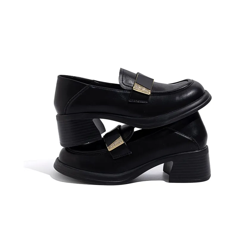 DAPHNE Loafers Women's Black/Beige-2