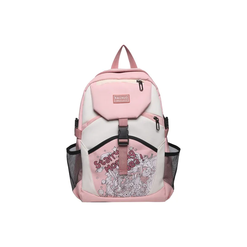 NIGEER Nylon Backpack Regular Women's Pink/Brown/Gray/Blue/Black-0