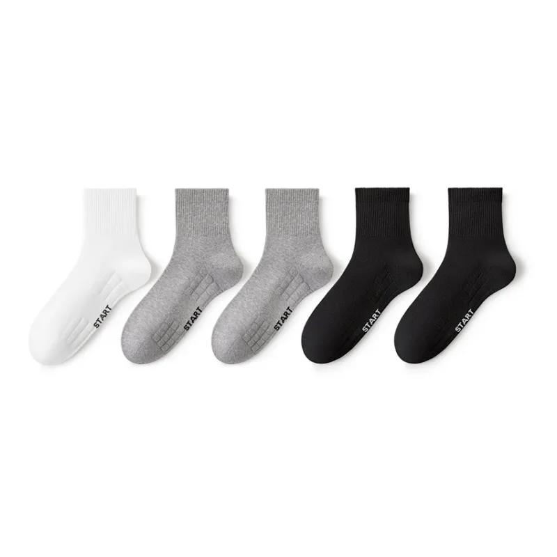 B&C.Room Mid Calf Socks Unisex 5 Pack-7