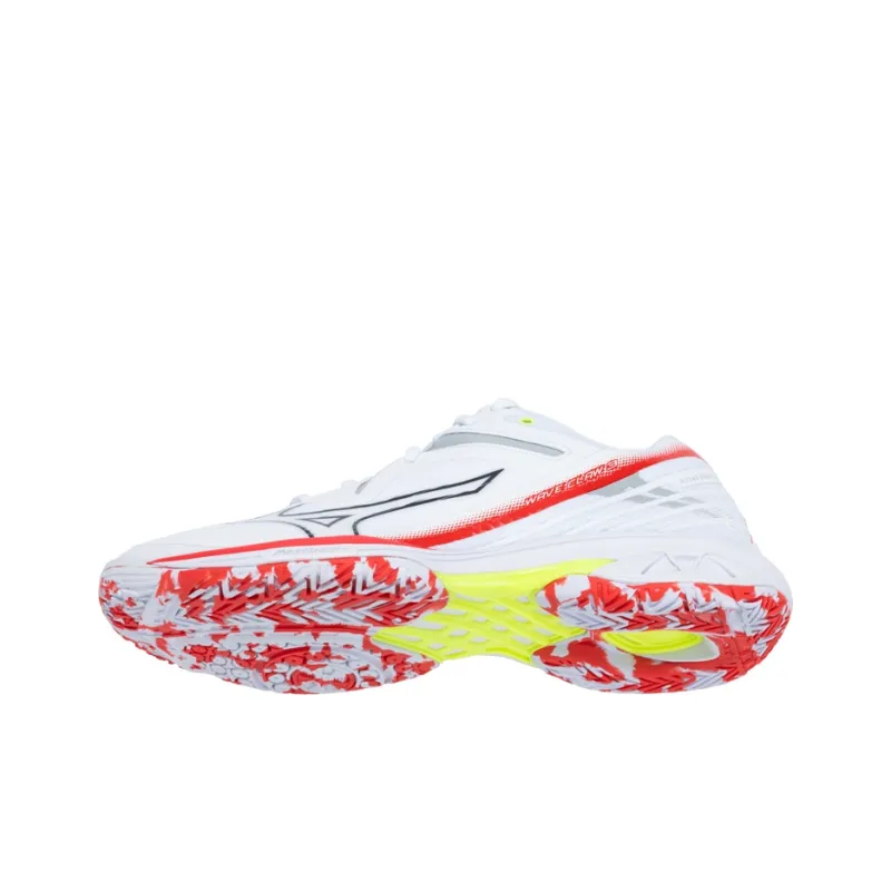 Mizuno Wave Claw 3 Wide 'White Radiant Red'-5