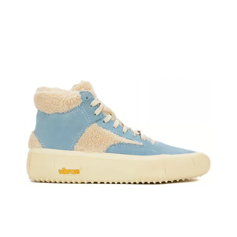 BRANDBLACK High-Top Skateboard Shoes Women's Blue-1