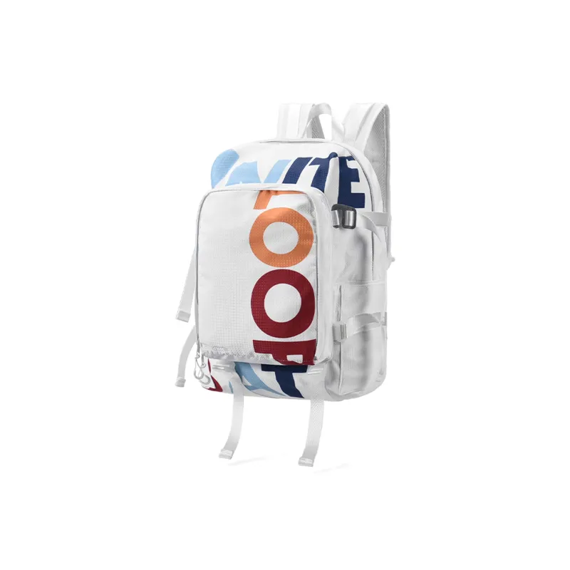 FINITE LOOP 8Atheist Collaboration Recycled Polyester Backpack Regular Unisex White-1
