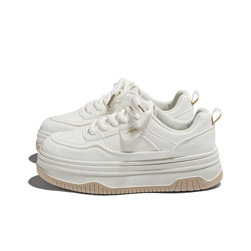 HUANQIU Non-slip Lightweight Low-Top Skateboard Shoes Women's-6