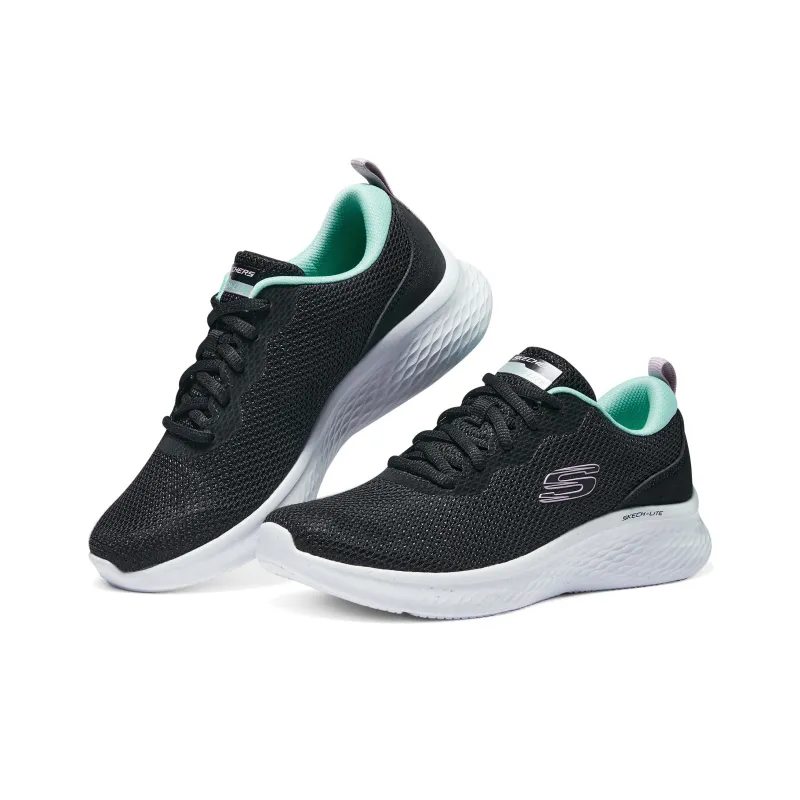 Skechers Skech Lite Pro Wear Resistant Wide Coverage Lightweight Low Top Casual Running Shoes Women's Black-3