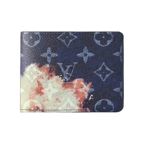 LOUIS VUITTON Multiple Wallet Ink Blue