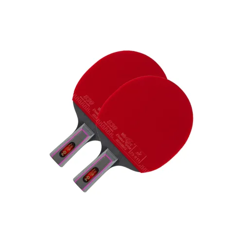DOUBLEFISH Ping Pong Paddles Unisex Pure Wood Red