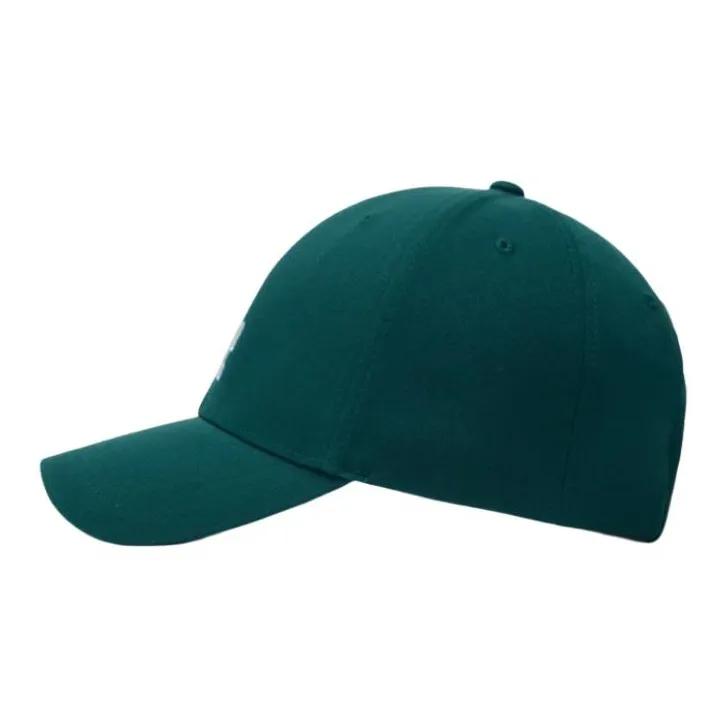 MLB Polyester Polyurethane Cotton Baseball Caps Unisex Green-3