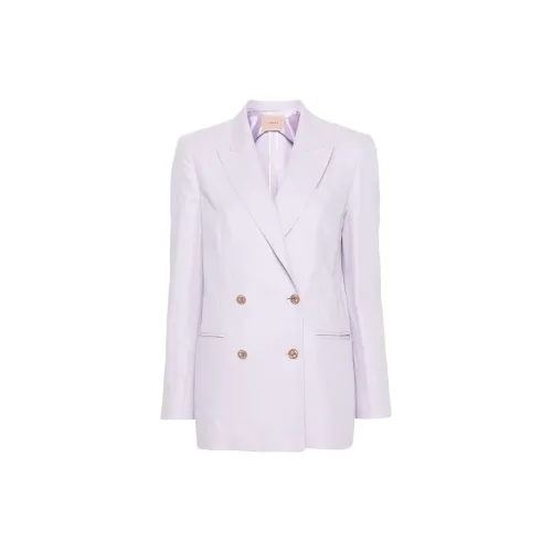 TWINSET Double-breasted Logo-plaque Blazer