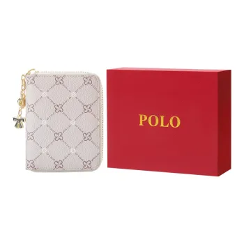 POLO PVC Card Holder Medium Size Women's Multicolor