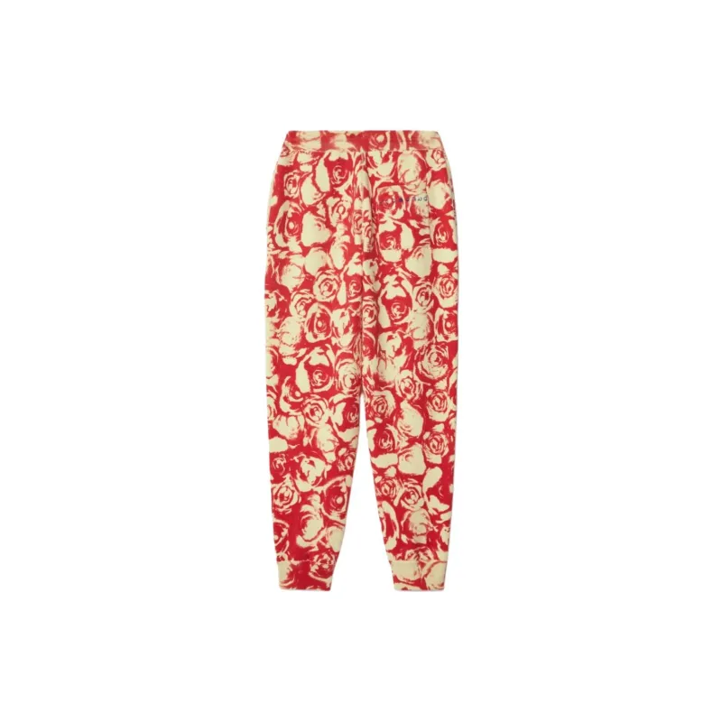 Burberry SS24 Knitted Sports Pants Women's Red-1