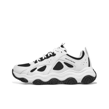 Skechers Rover X Cushioning Wear Resistant Low Top Casual Shoes Men's Black White