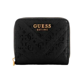 GUESS Artificial Leather Wallet Small Size Women's Black