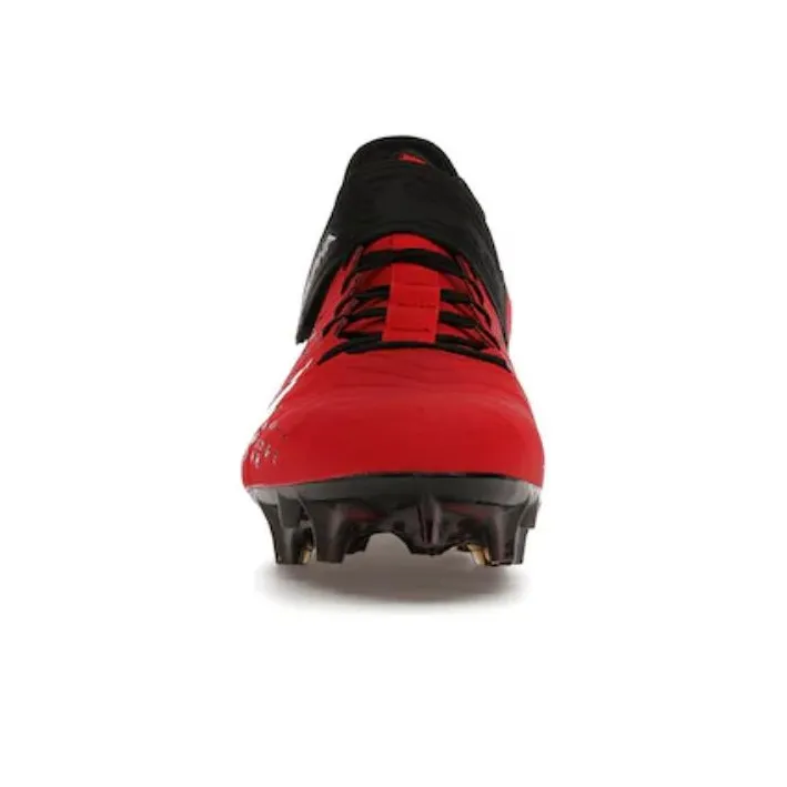Nike Alpha Menace Pro 2 Slip Resistant, Breathable, Lightweight Soccer Shoes Unisex Red Black-2
