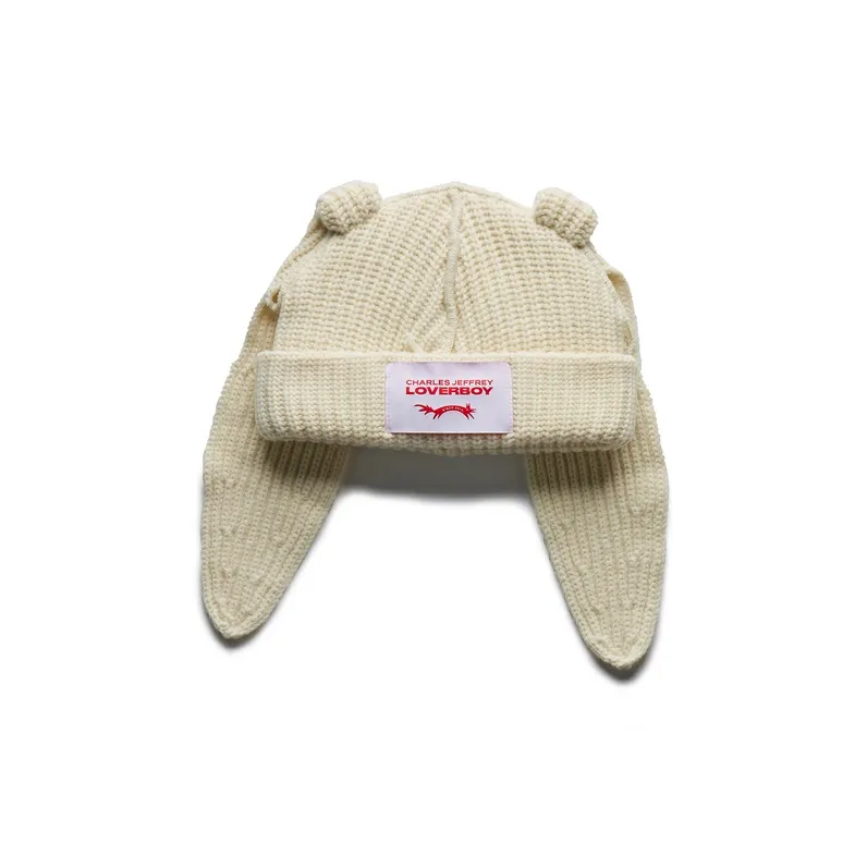 CHARLES JEFFREY Floppy bunny ears Beanie-0