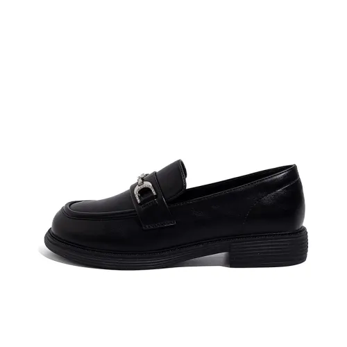 DAPHNE Loafers Women's Black/Beige