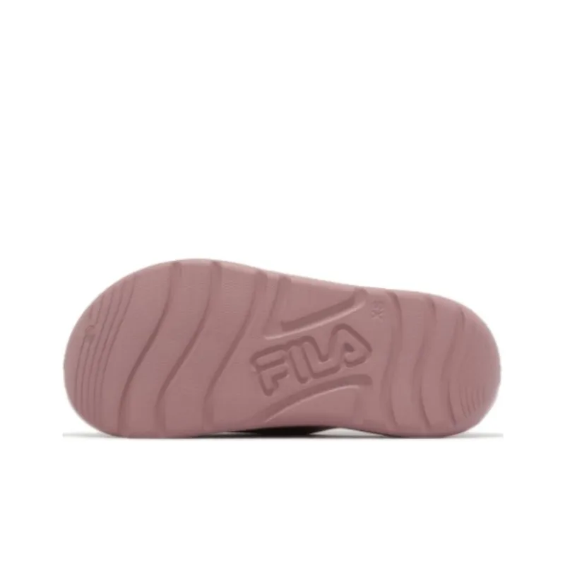 FILA Rubber Sole Slip-Resistant Slide Slippers Unisex Pink-5