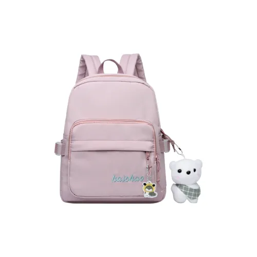 FAMAN Oxford Backpack Small Size Women's Ecru/Black/Purple/Blue/Pink