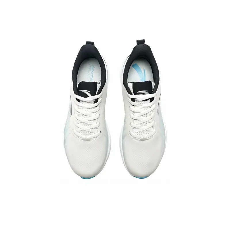 Anta Martian Foam Cushioned Slip-Resistant Abrasion-Resistant Low-Top Running Shoes Men's White Horse Blue-2